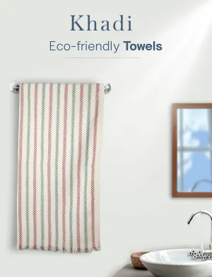 100% Cotton Khadi Towel Multi Check