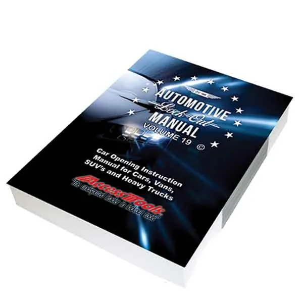 Access Tools Car Opening Manual — Book Format - Locksmith Course Resource