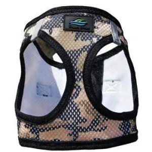 American River Camo Choke-Free Dog Harness - Brown