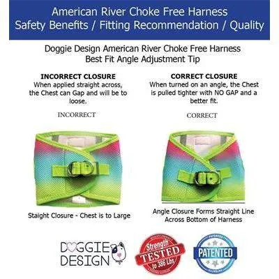 American River Camo Choke-Free Dog Harness - Brown