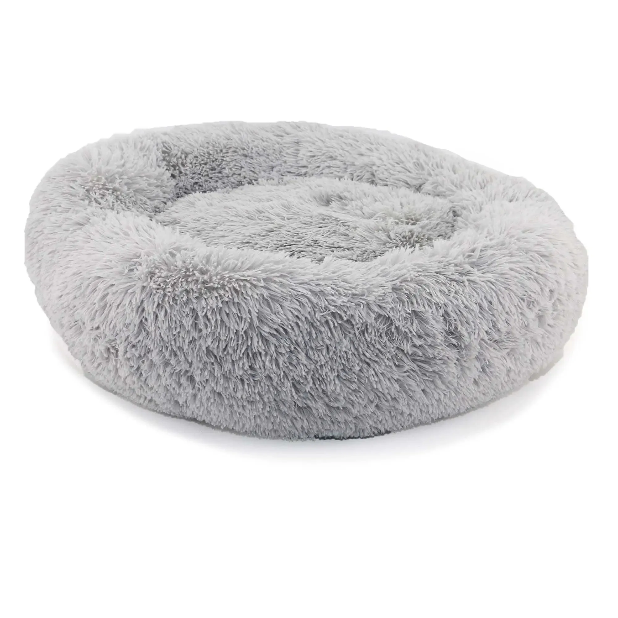 Ancol Super Plush Donut Bed Grey - Medium 70x70cm