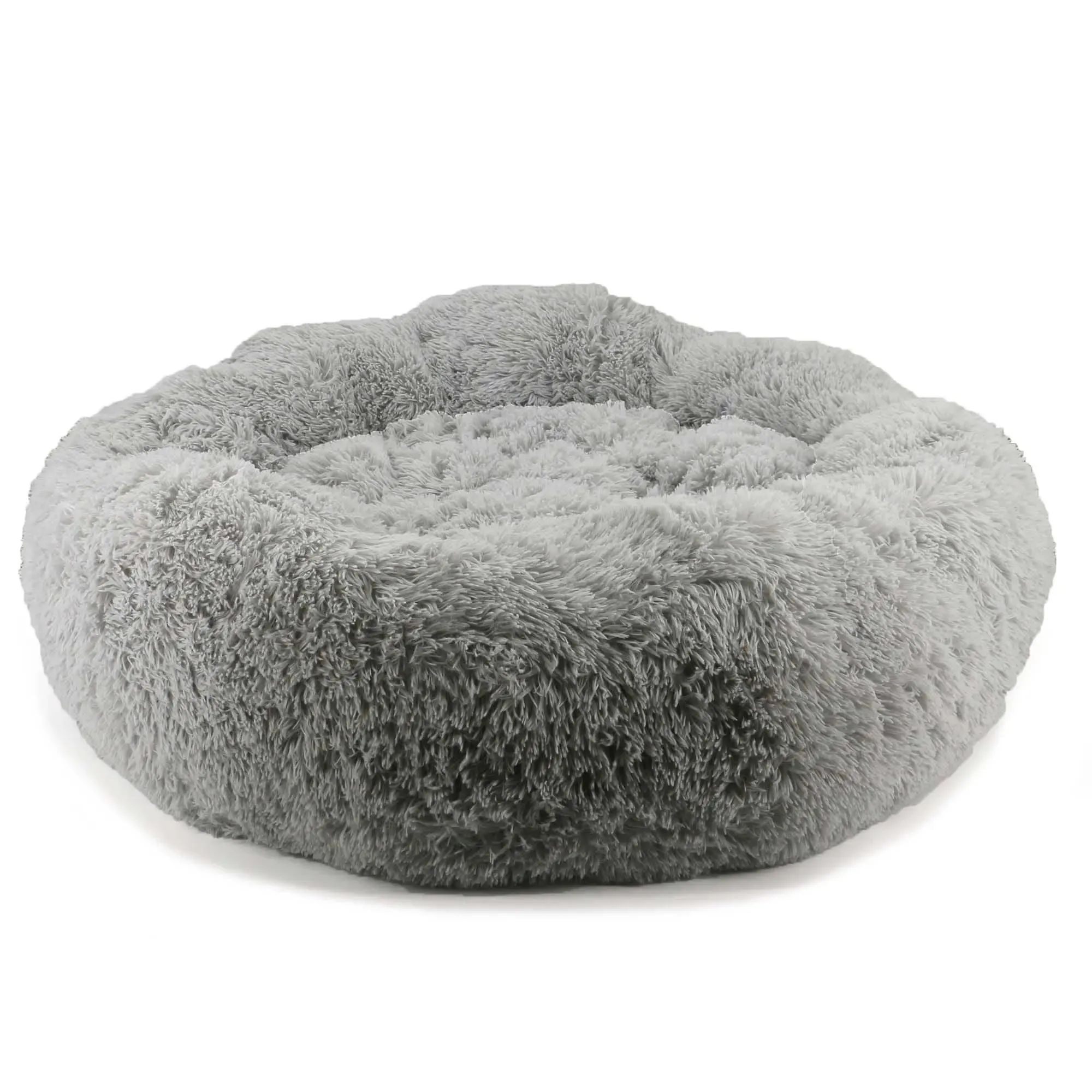 Ancol Super Plush Donut Bed Grey - Medium 70x70cm