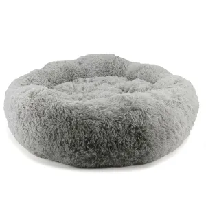 Ancol Super Plush Donut Bed Grey - Medium 70x70cm