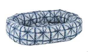 Bowsers Shibori Microvelvet Donut Dog Bed