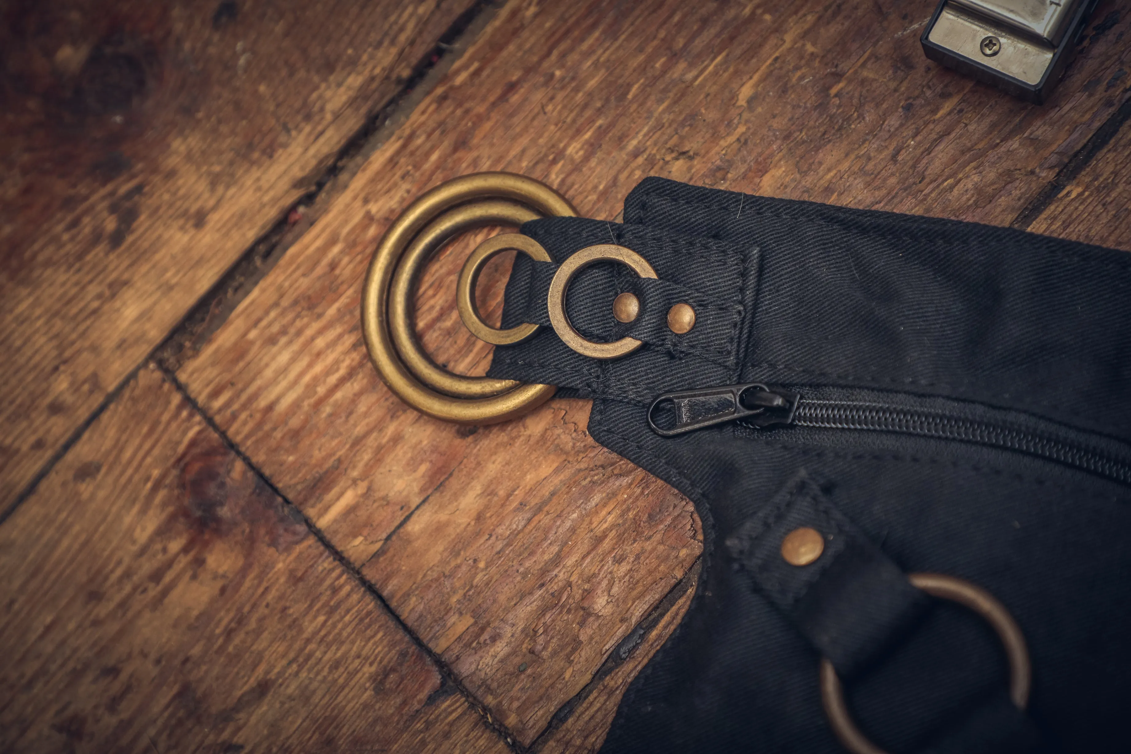 Canvas Corset Belt - Brown