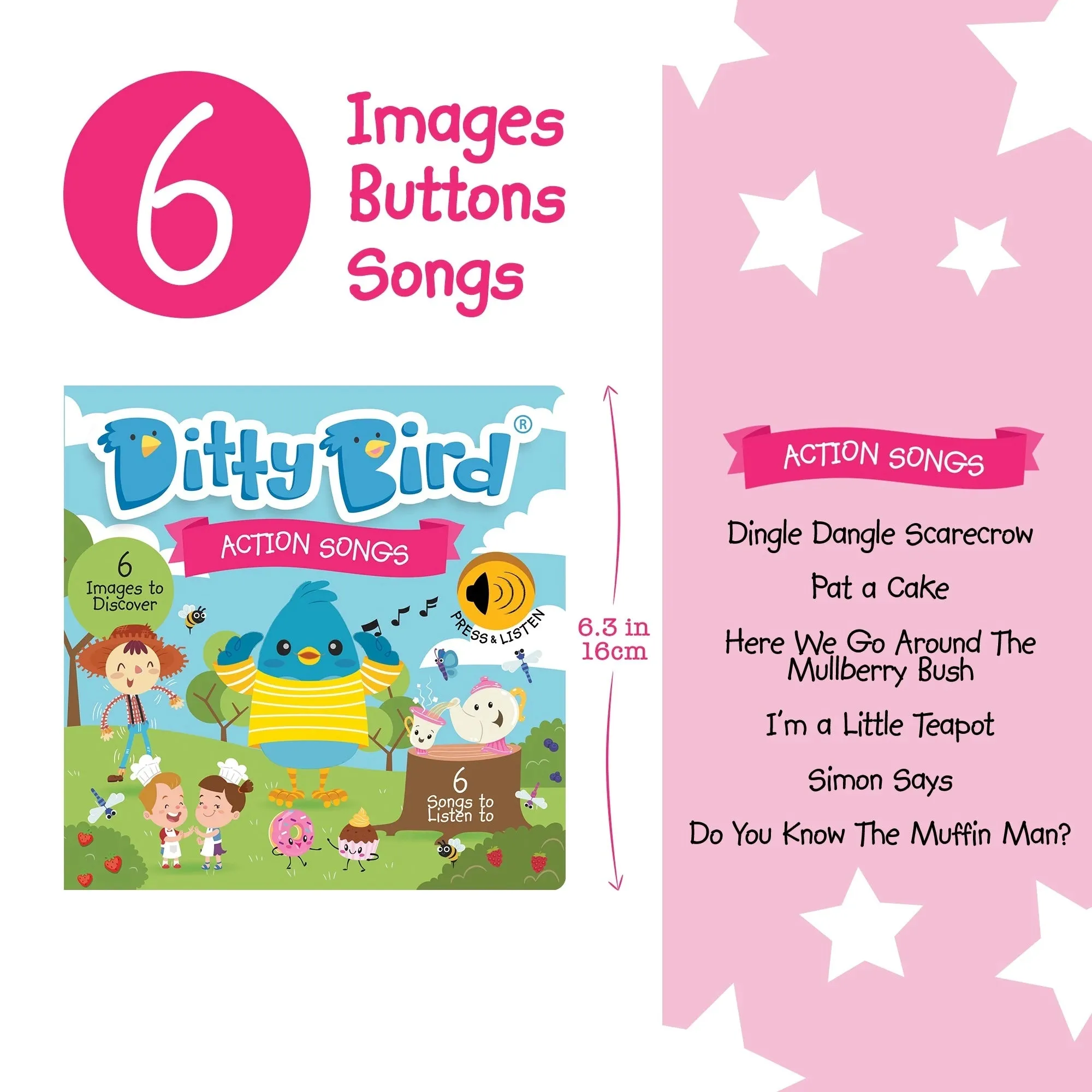 Ditty Bird Baby Sound Book: ACTION SONGS