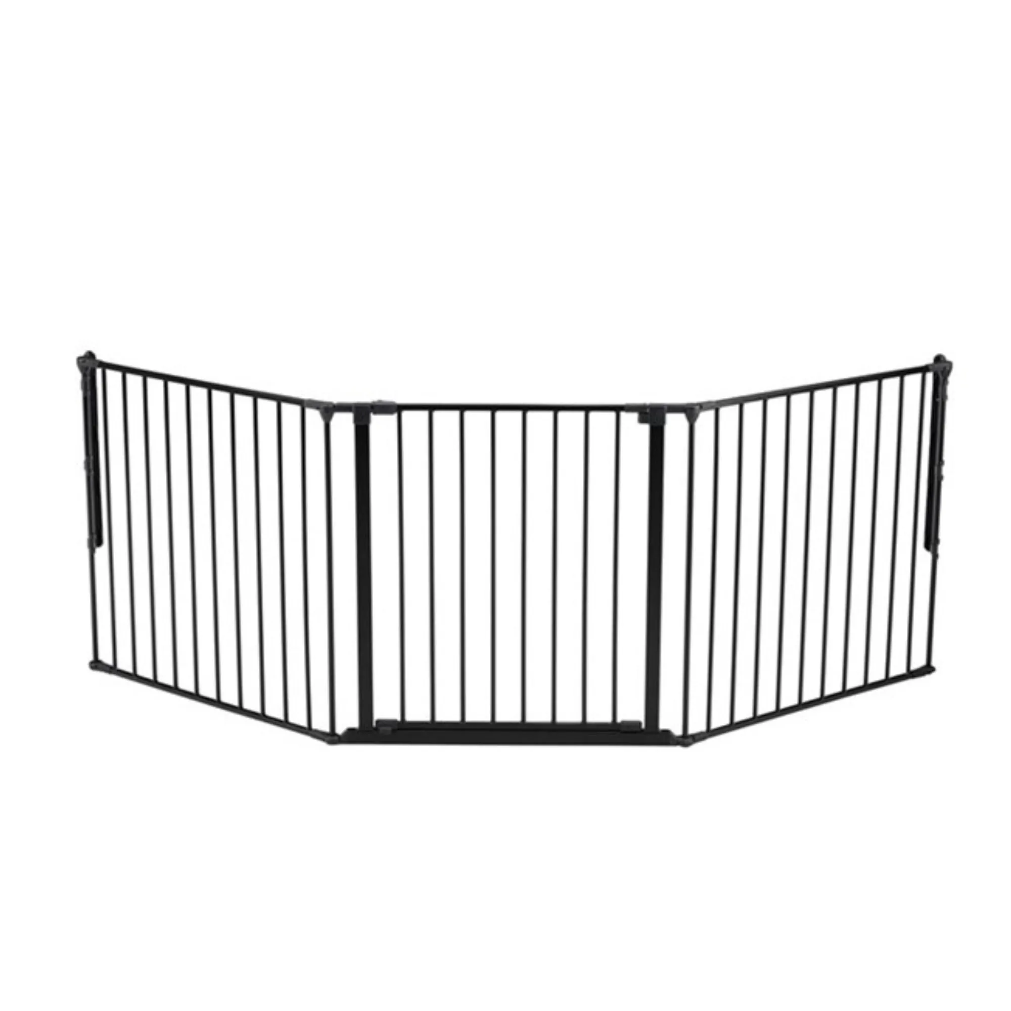 DogSpace Max Large multi expandable metal Pet gate, black