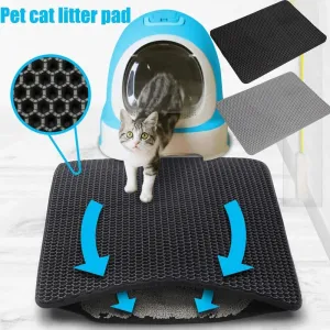 Double Layer Non-Slip Cat Litter Mat