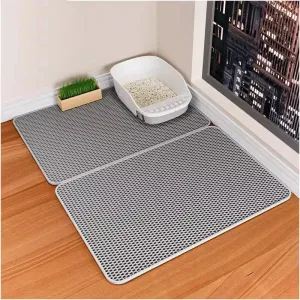 Double Layer Non-Slip Cat Litter Mat