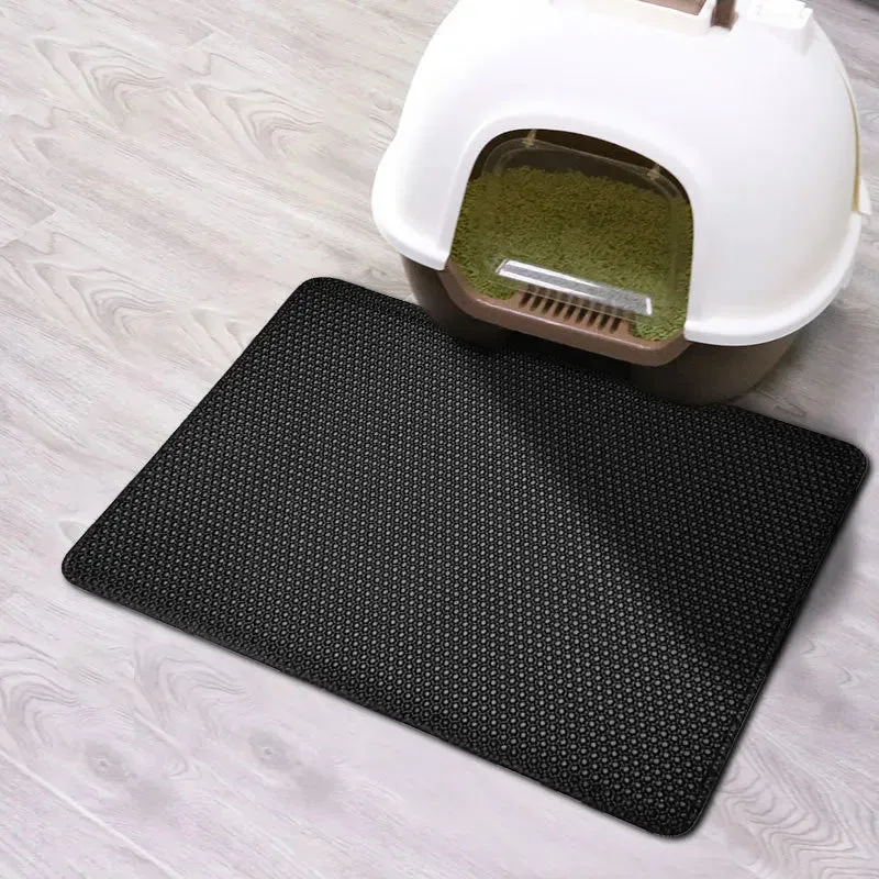 Double Layer Non-Slip Cat Litter Mat