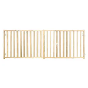 Extra Wide Expandable Wood Gate, 24" H