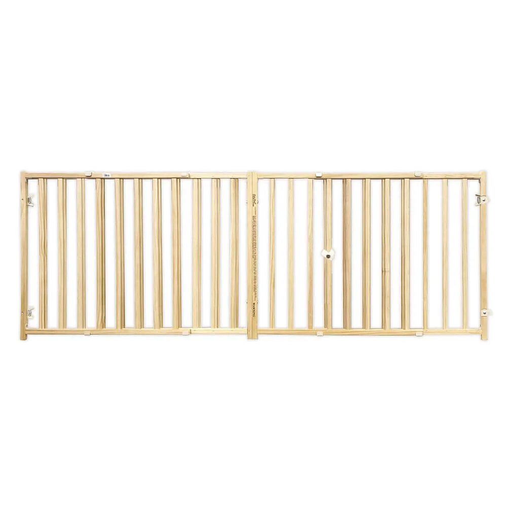 Extra Wide Expandable Wood Gate, 24" H