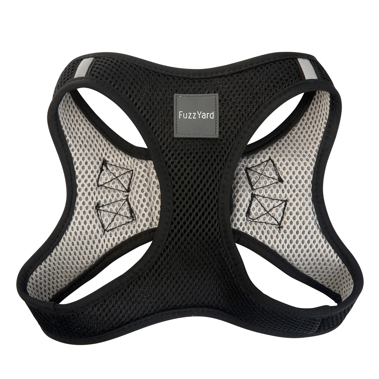 FuzzYard Swat Step In Dog Harness Black