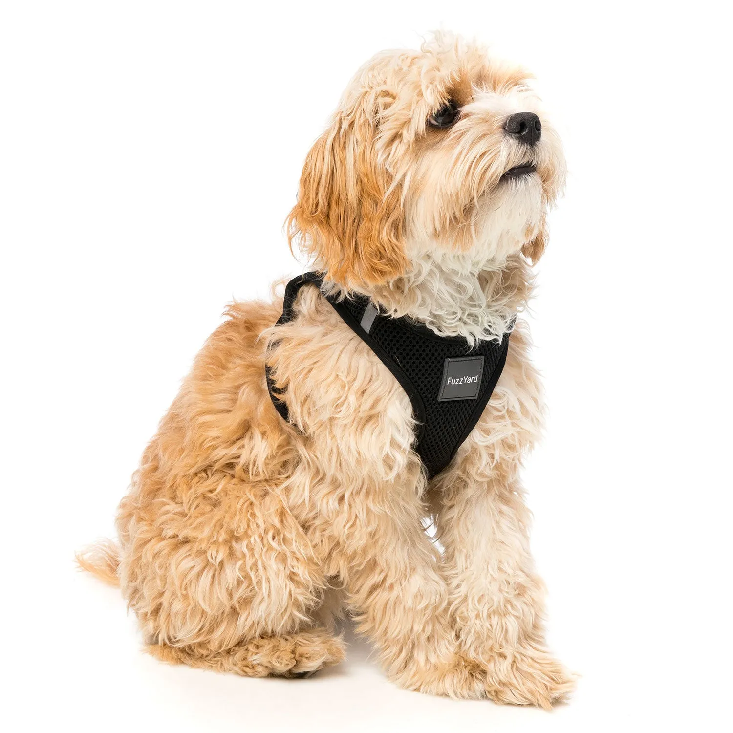 FuzzYard Swat Step In Dog Harness Black