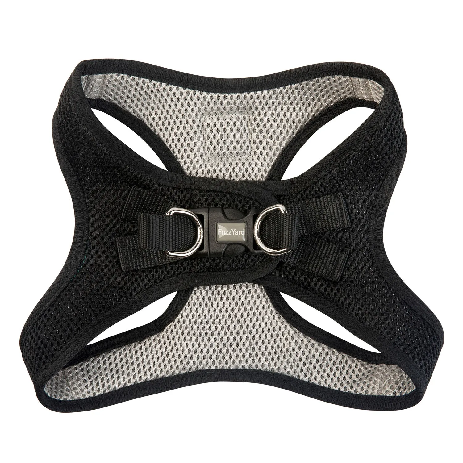 FuzzYard Swat Step In Dog Harness Black