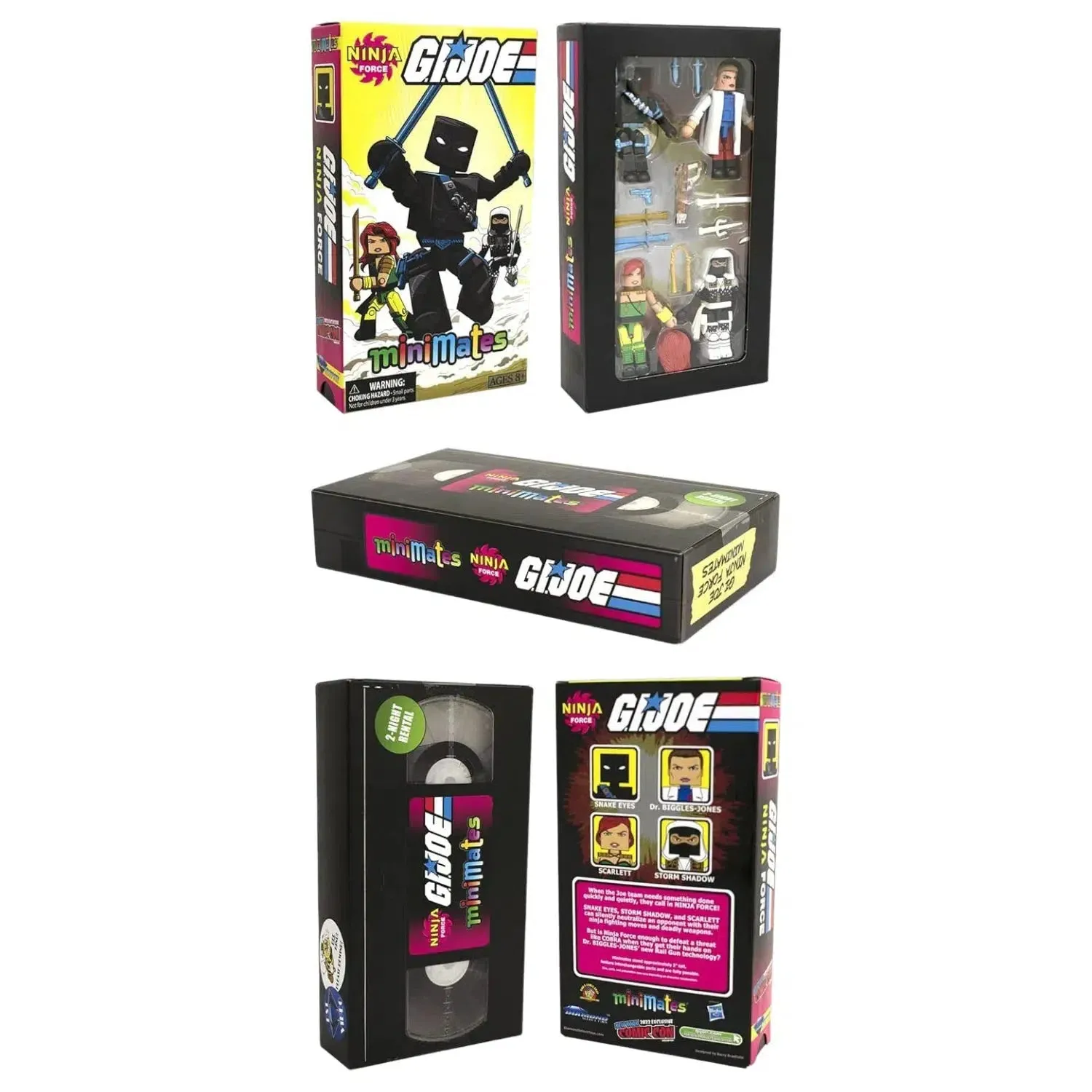 G.I. Joe - Ninja Force Minimates - Diamond Select Toys - NYCC 2022 Exclusive