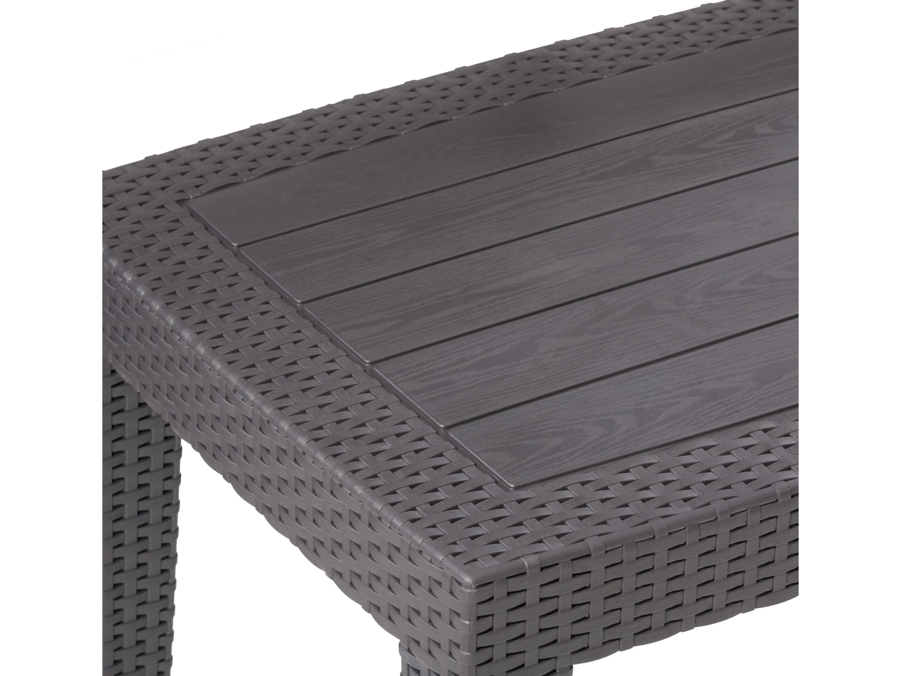 Grey Patio Conversation Set 4pc
