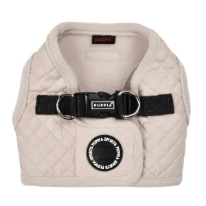 irvin quilted step-in harness - cream