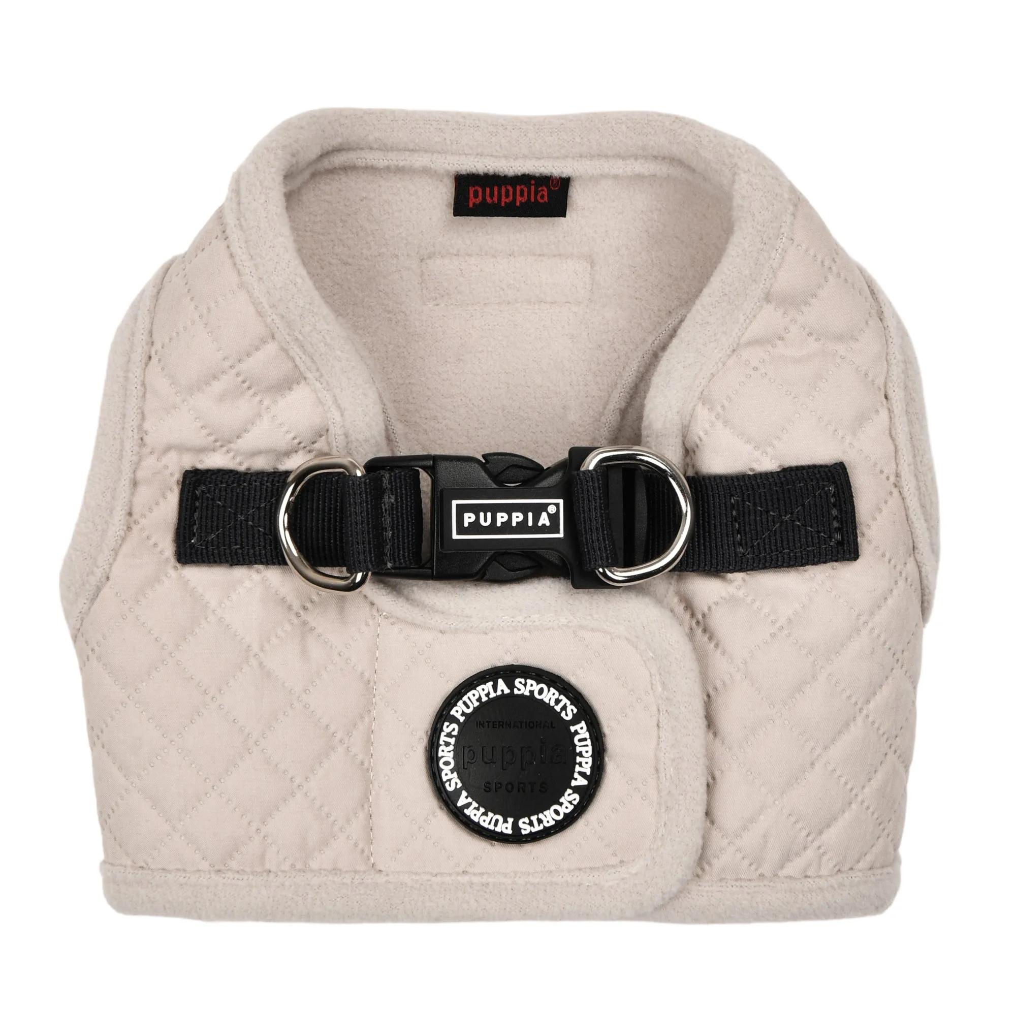irvin quilted step-in harness - cream