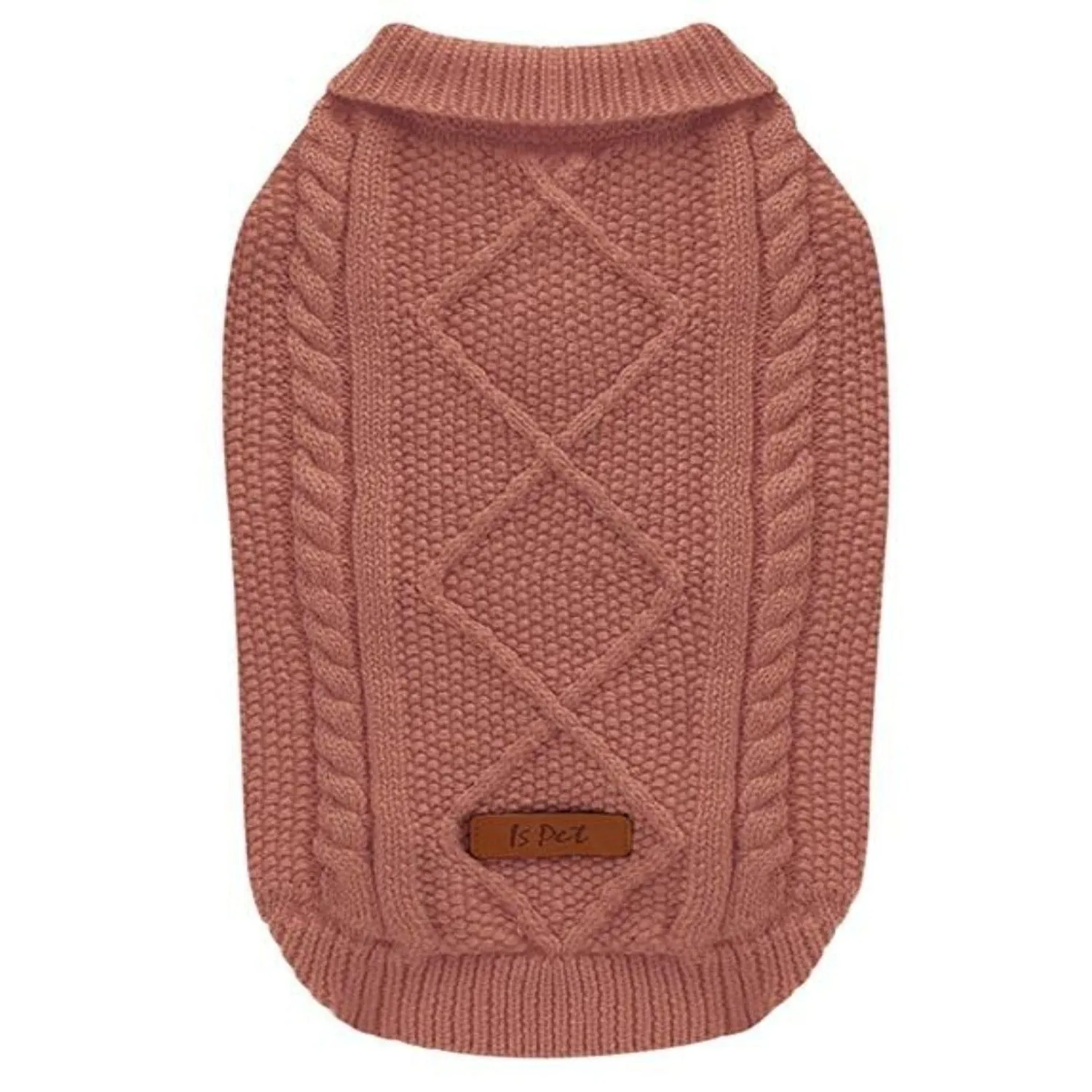 Knit Cable Dog Jumper