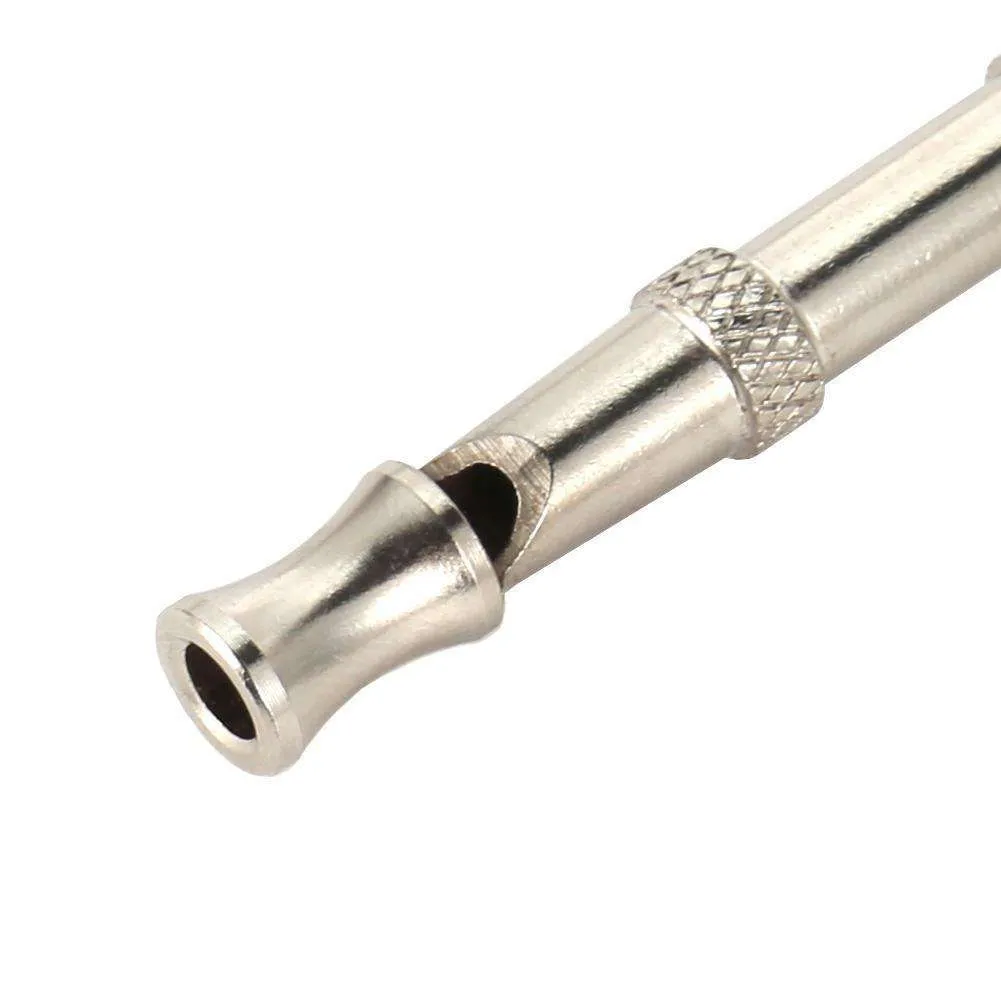 LumiParty Training UltraSonic Sound Dog Whistle Silver Color-25