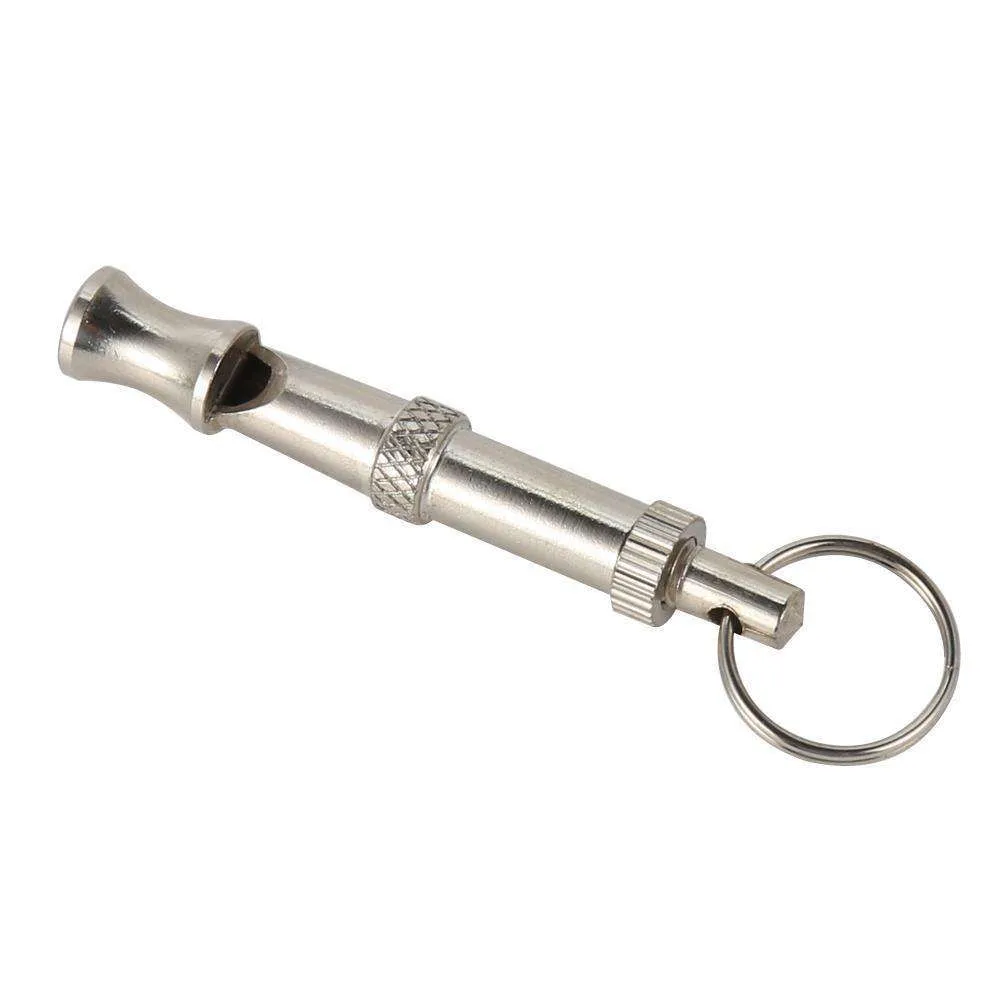 LumiParty Training UltraSonic Sound Dog Whistle Silver Color-25