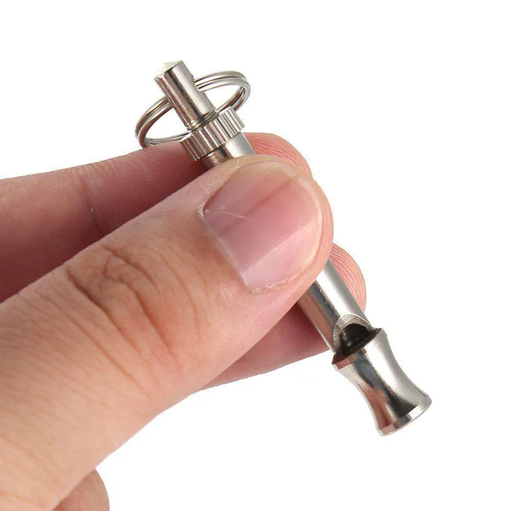 LumiParty Training UltraSonic Sound Dog Whistle Silver Color-25