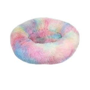 Medium Rainbow Donut Pet Bed 70x70x16cm