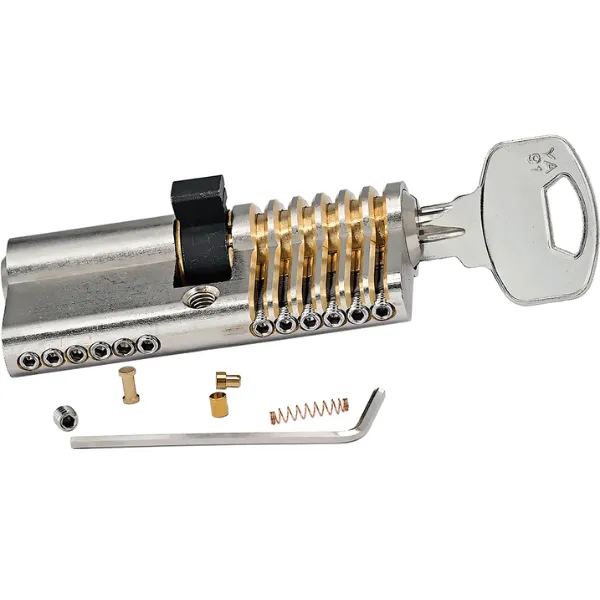 Multipick -  TCSS6-SET - 6 pin advanced Euro Profile Training Lock set   Pinning kit