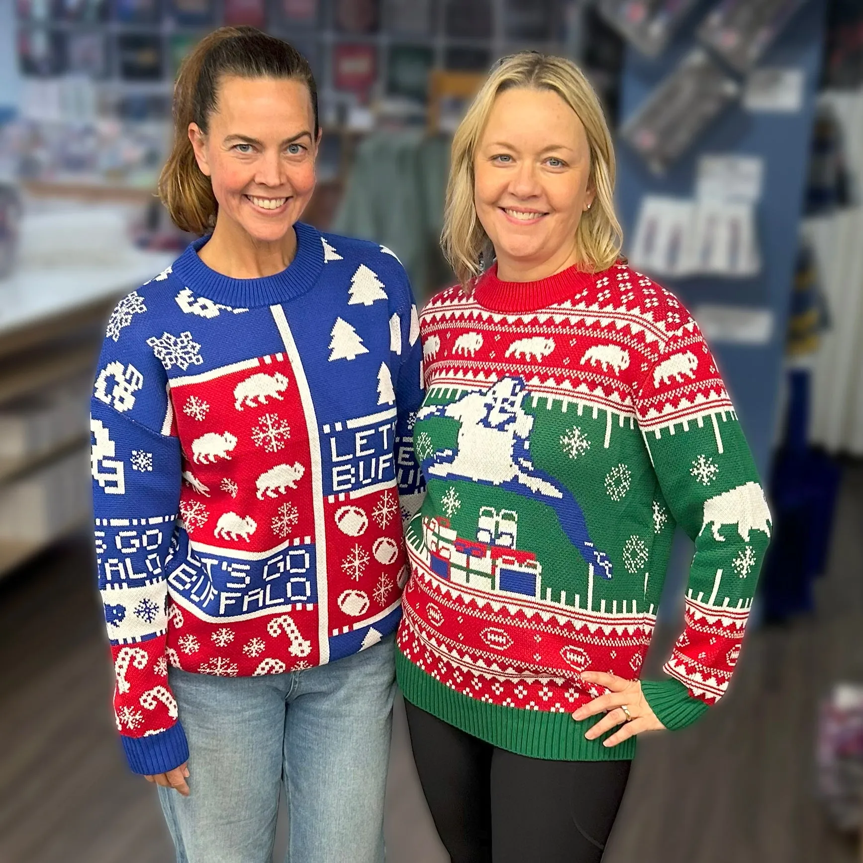 NEW - Let's Go Buffalo Ugly Sweater