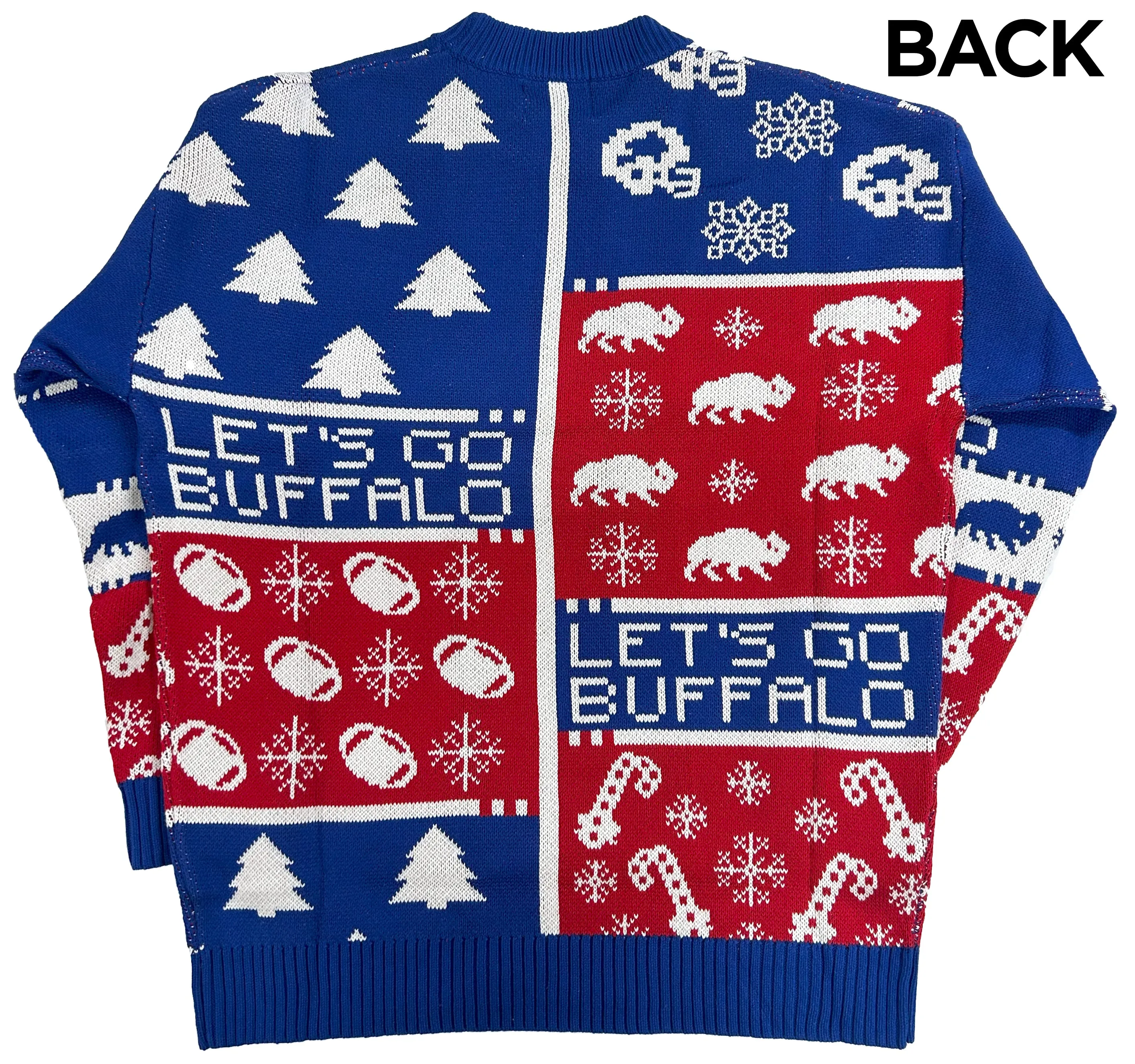 NEW - Let's Go Buffalo Ugly Sweater