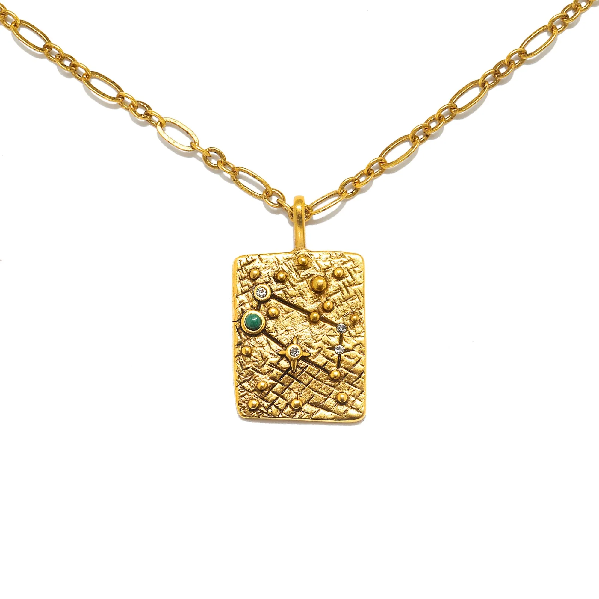 Night Sky Star Map Necklace
