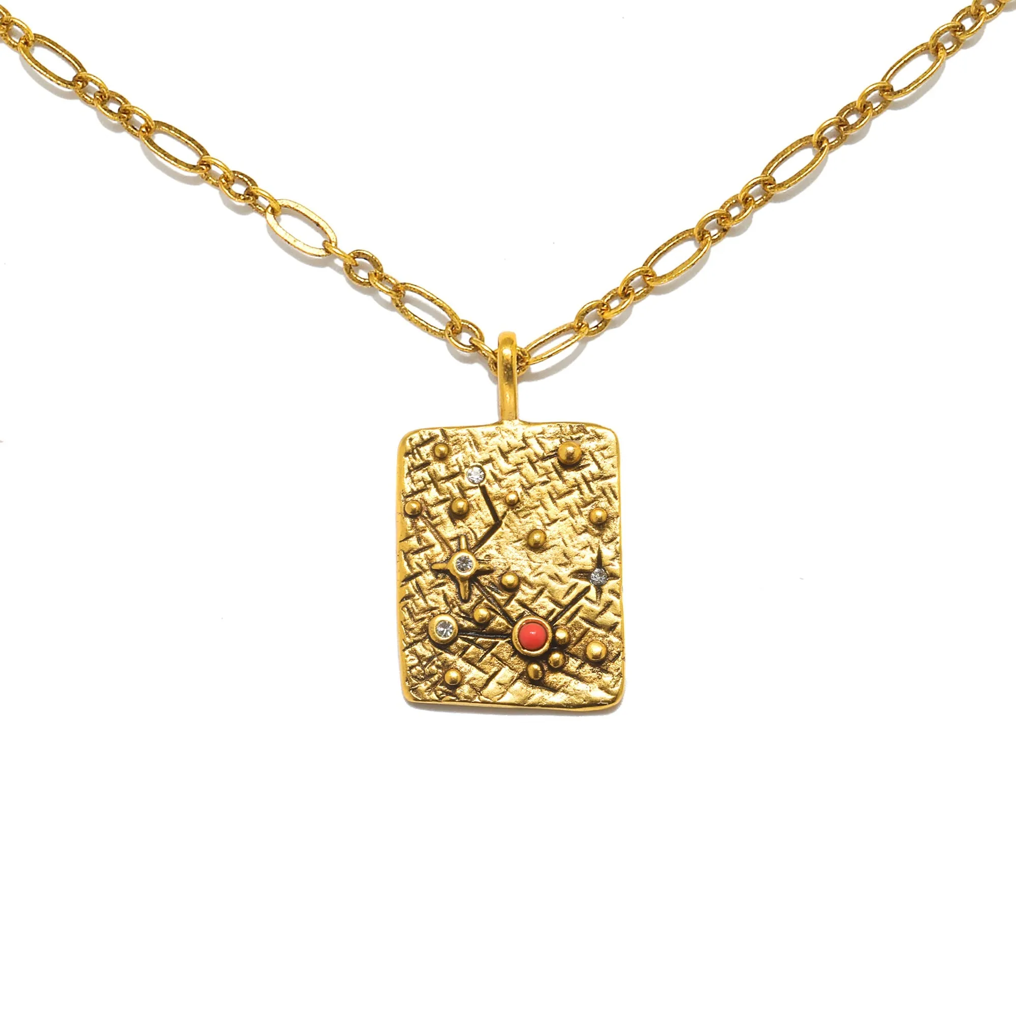 Night Sky Star Map Necklace