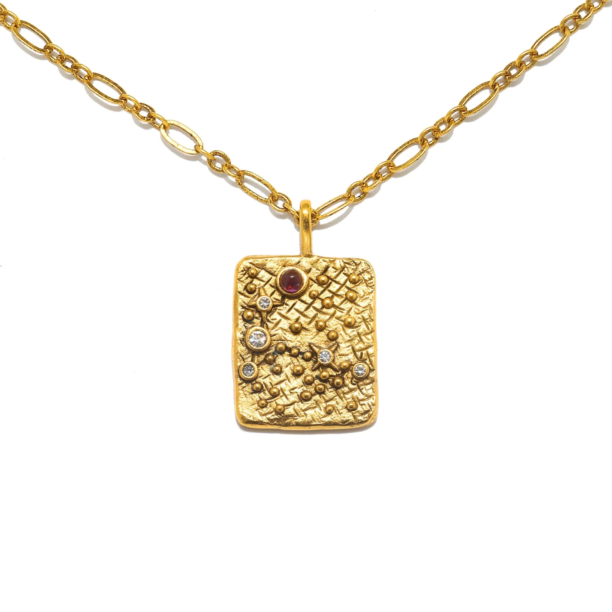Night Sky Star Map Necklace