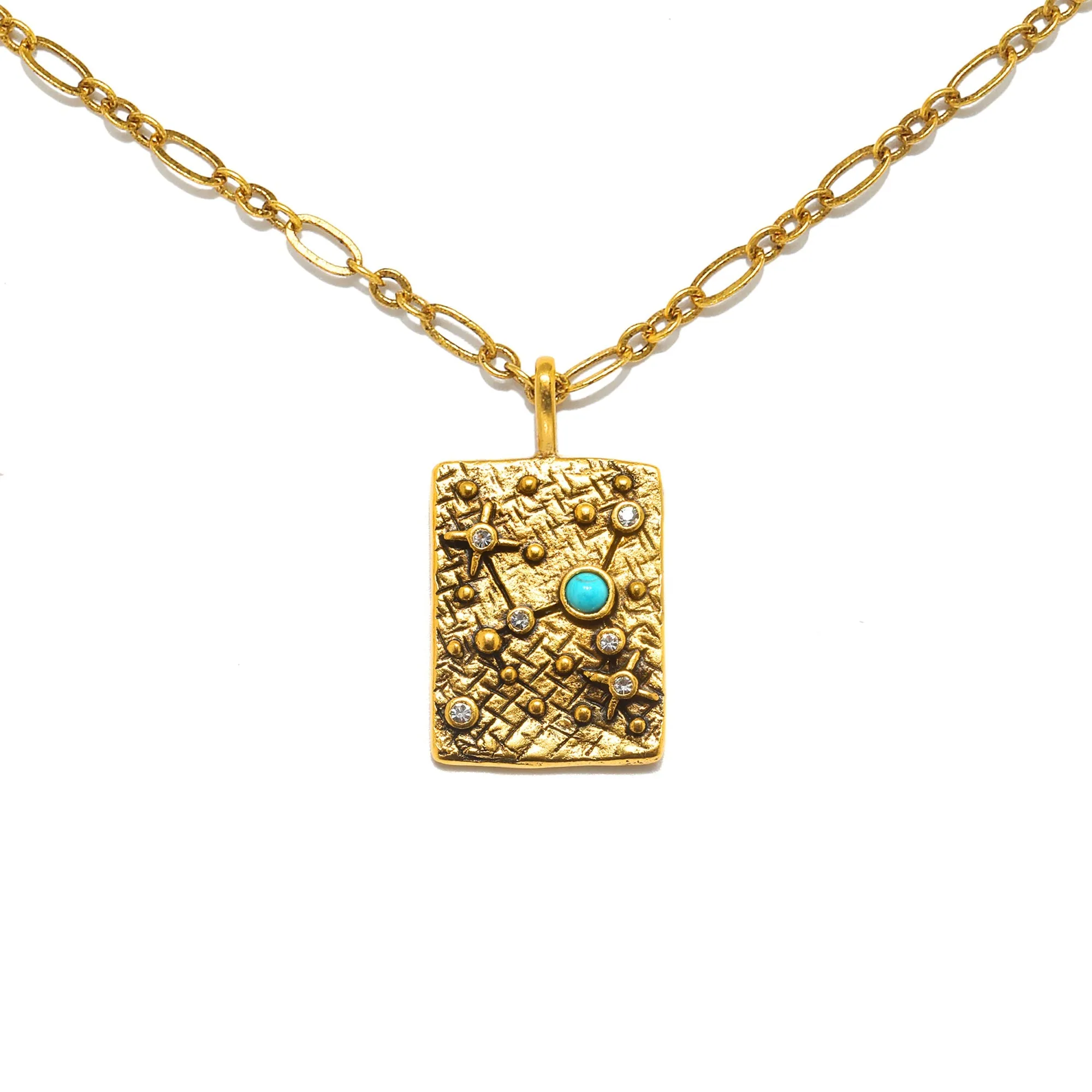 Night Sky Star Map Necklace
