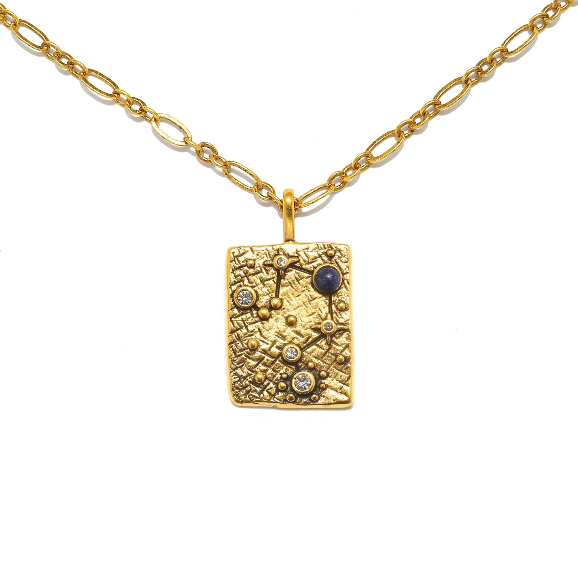 Night Sky Star Map Necklace