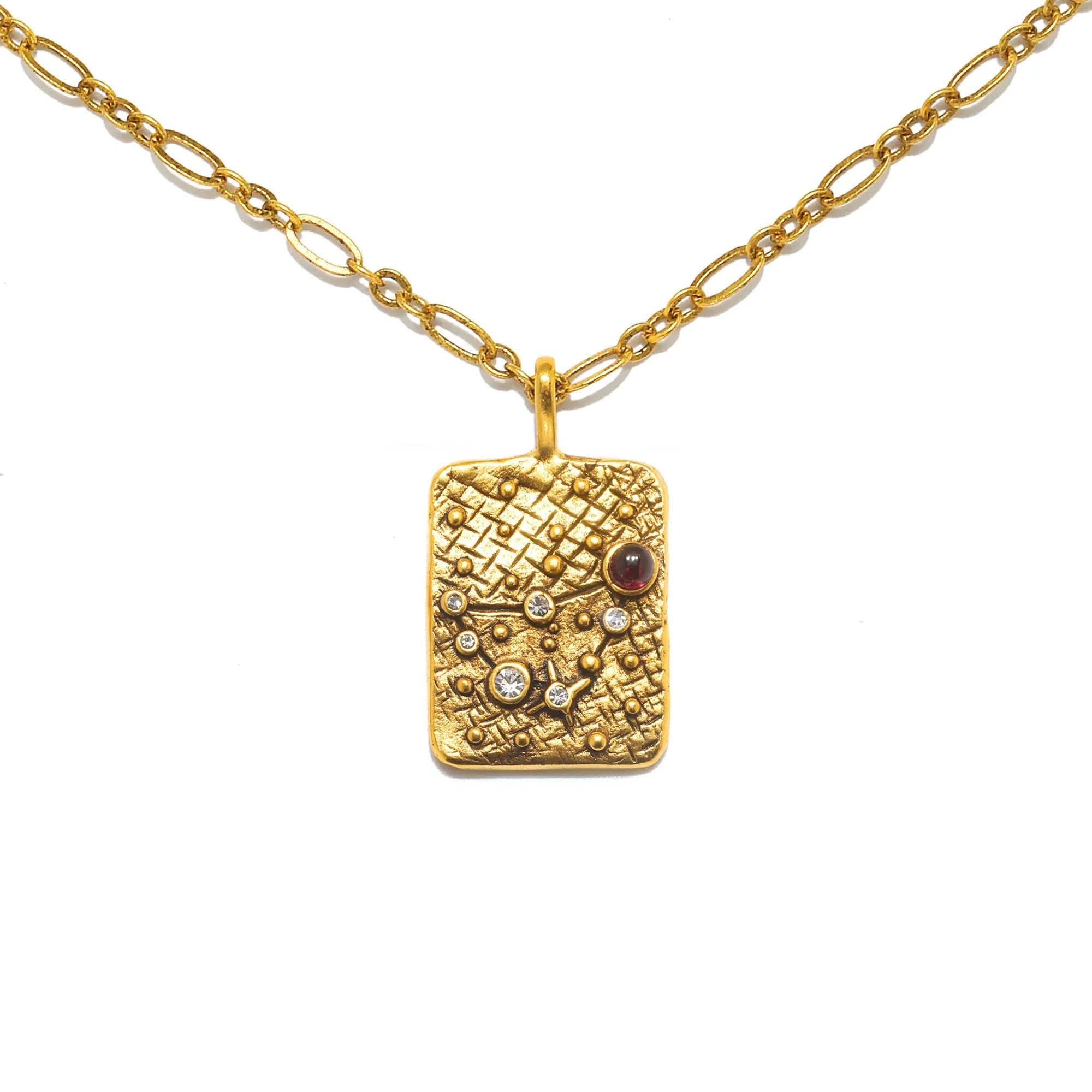 Night Sky Star Map Necklace