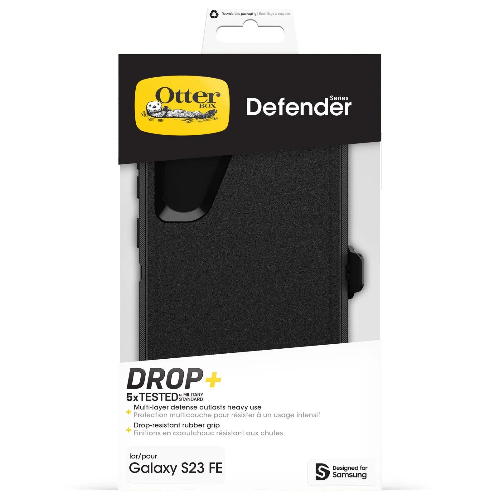 Otterbox Defender Case for Galaxy S23 FE (Black)