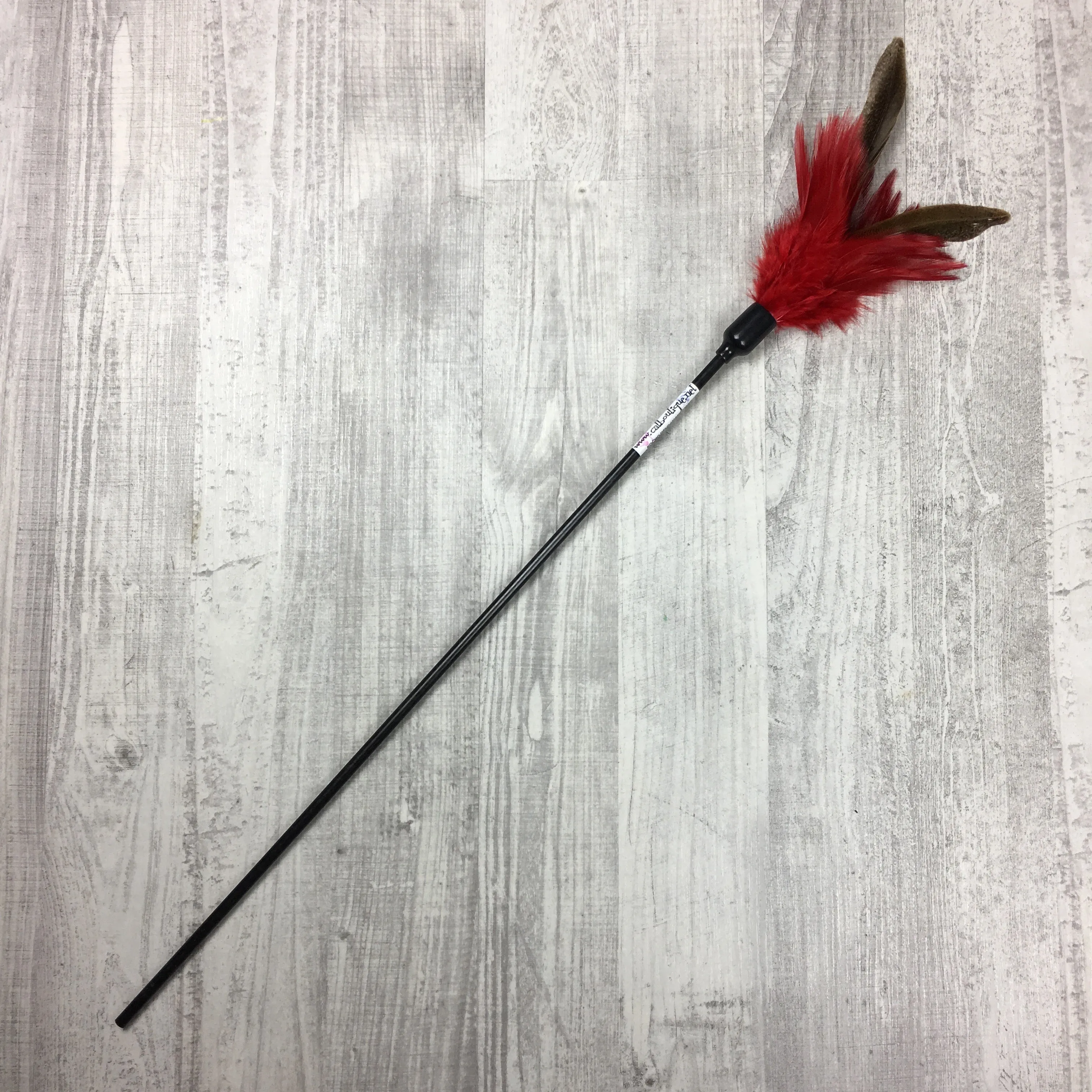 Pheasant duster cat teaser toy