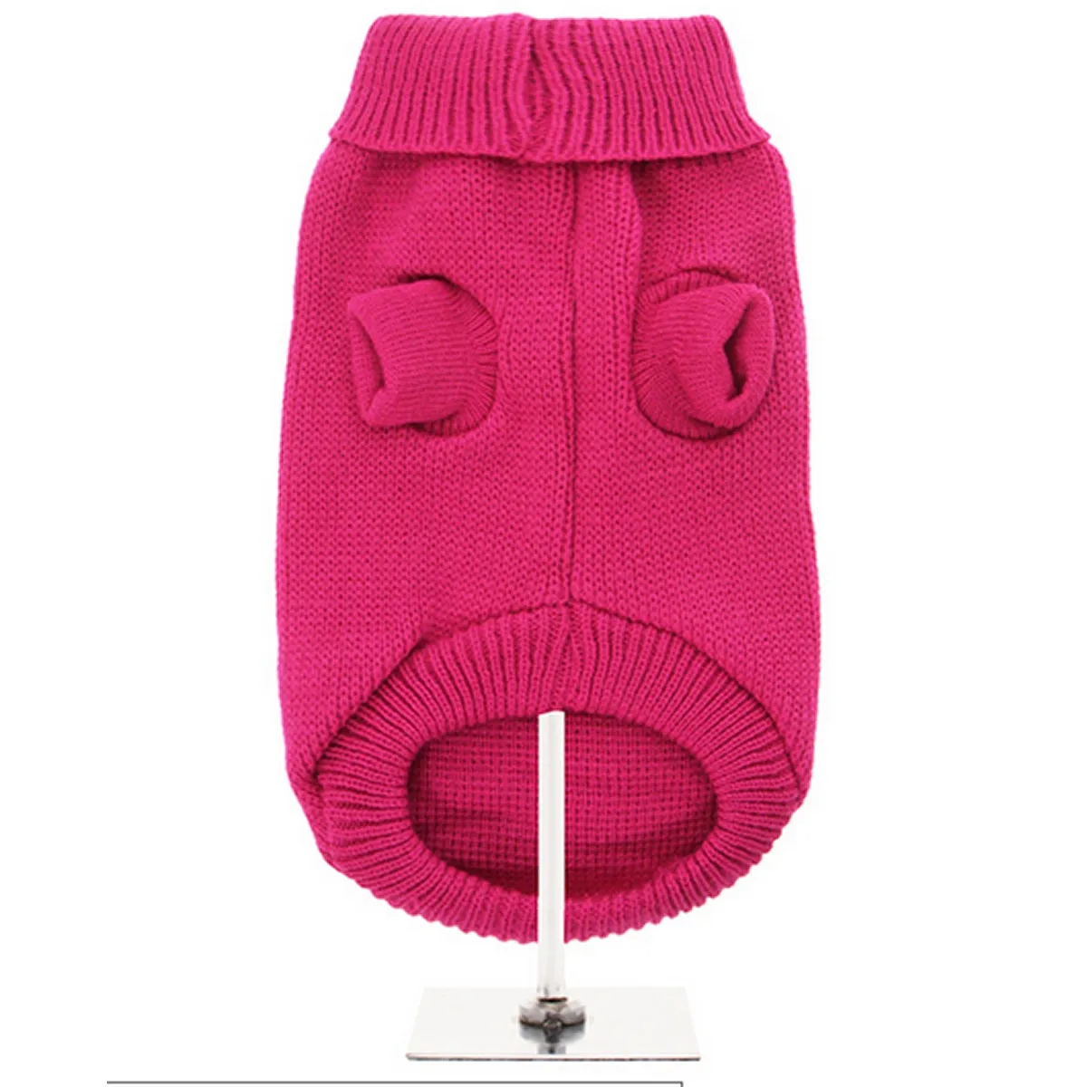 Pink Knitted Dog Jumper