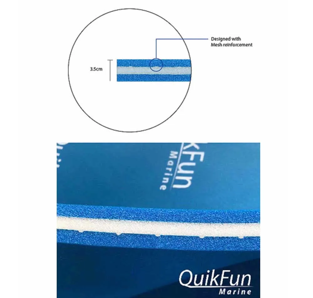 QuikFun Marine QuikMat Mini 3m x 1.8m Floating Foam Mat