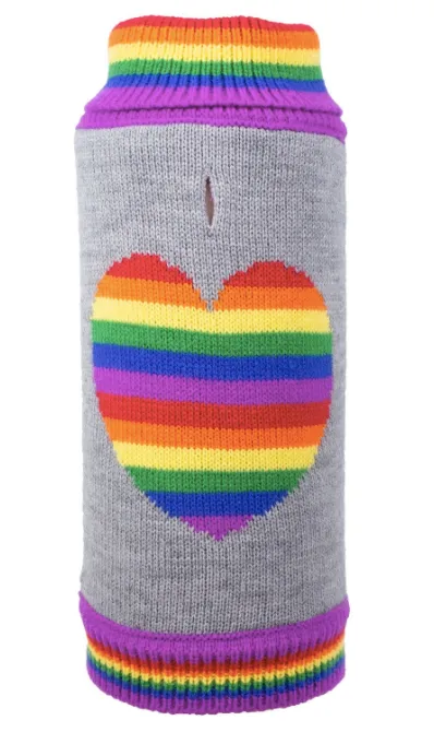 Rainbow Heart Sweater
