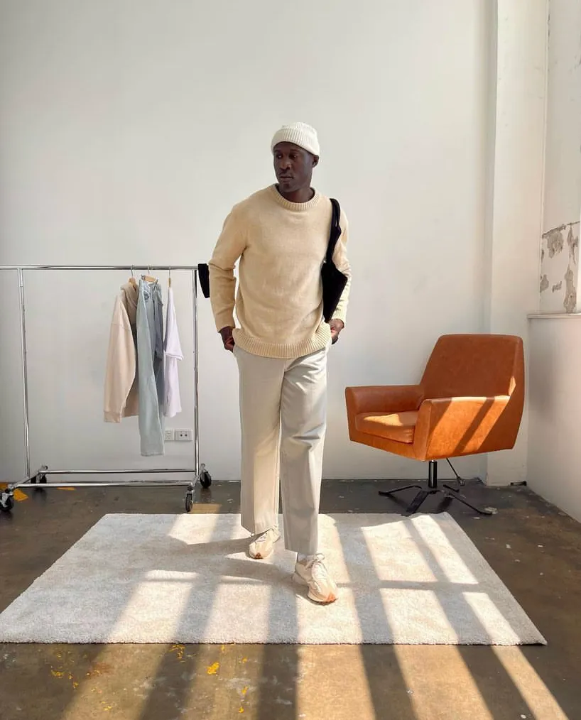 Russell Knit Sweater - Beige
