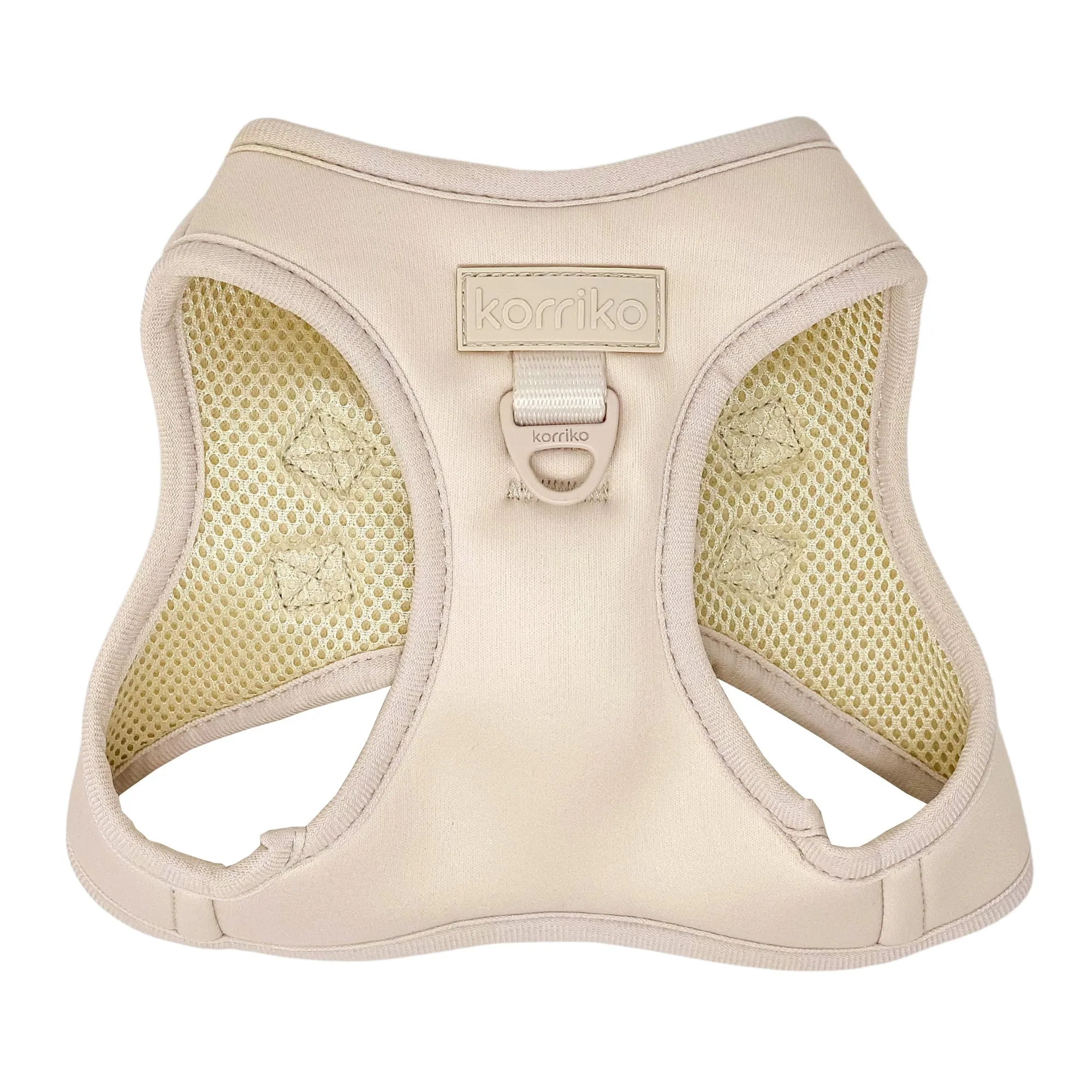step-in dog harness - nude