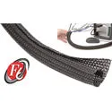 TechFlex 1 1/4 Inch F6-Self Wrap Sleeving Black 250ft