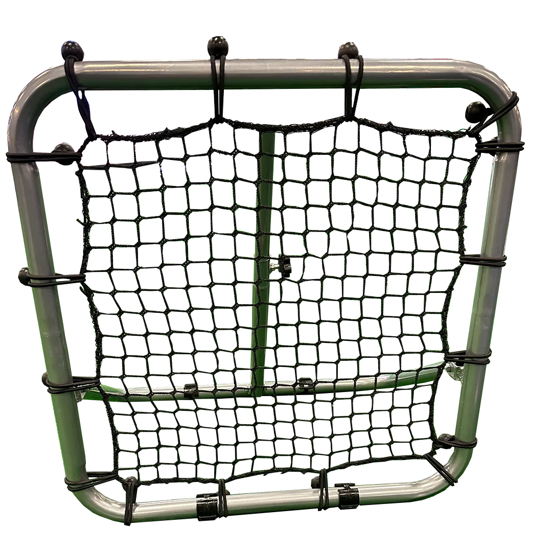 Trosky  26" x 26" Rebounder with Trosky Fielding Mat, Flat Cones (5 Hop Drill)