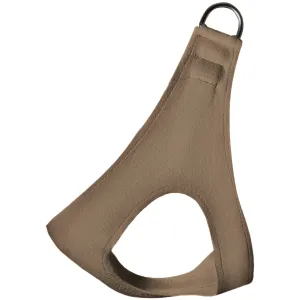 ultra-suede step in harness - fawn