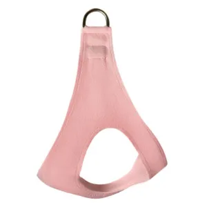 ultra-suede step in harness - puppy pink