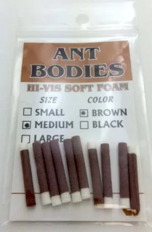 Wapsi Foam Ant Bodies 10 Pack